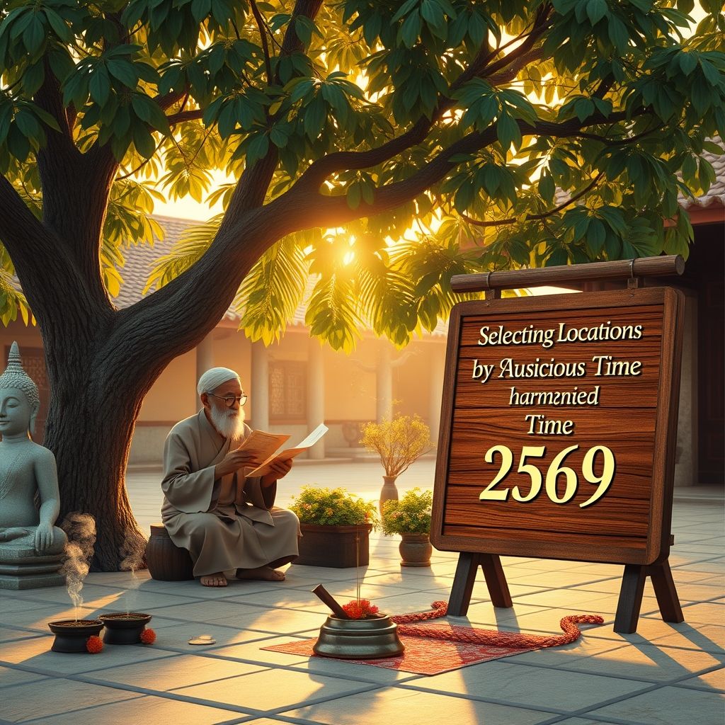 วิธีเลือกสถานที่ตามฤกษ์ 2569